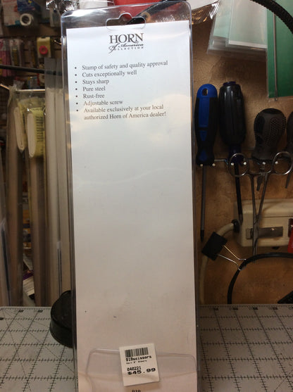 Best Jeff’s favorite large shears 9” by Horn of America German Steel stays sharp Best Scissors for big jobs Bernina Jeff Sewing Machine Tools Supplies Accessories