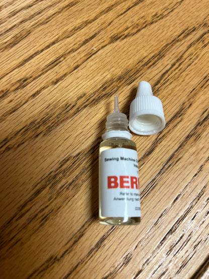 Small oil 10 ml BERNINA bottle Bernina Jeff Sewing Machine Tools Supplies Accessories