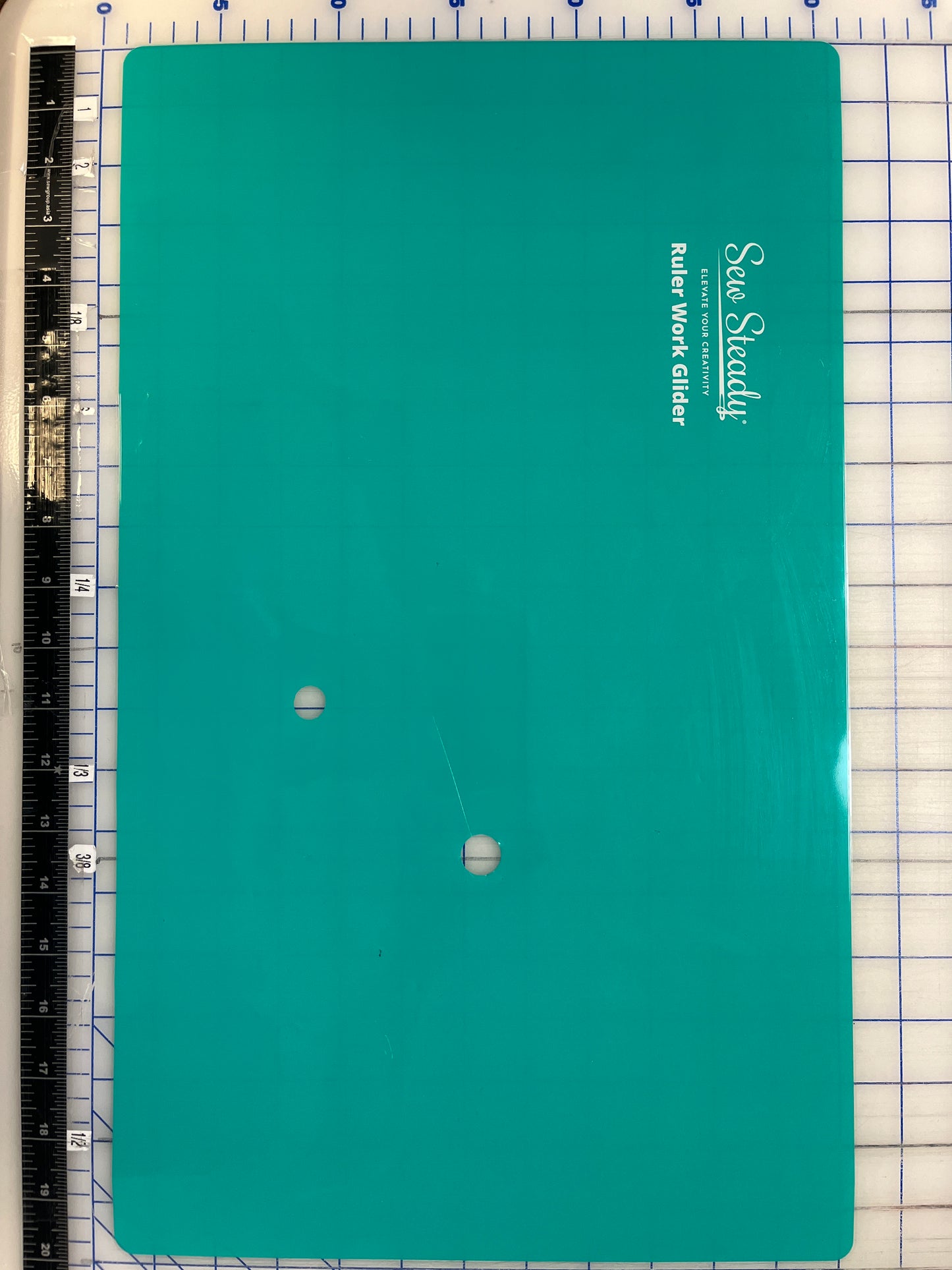 Stitch Regulator glide sheet for table ruler work